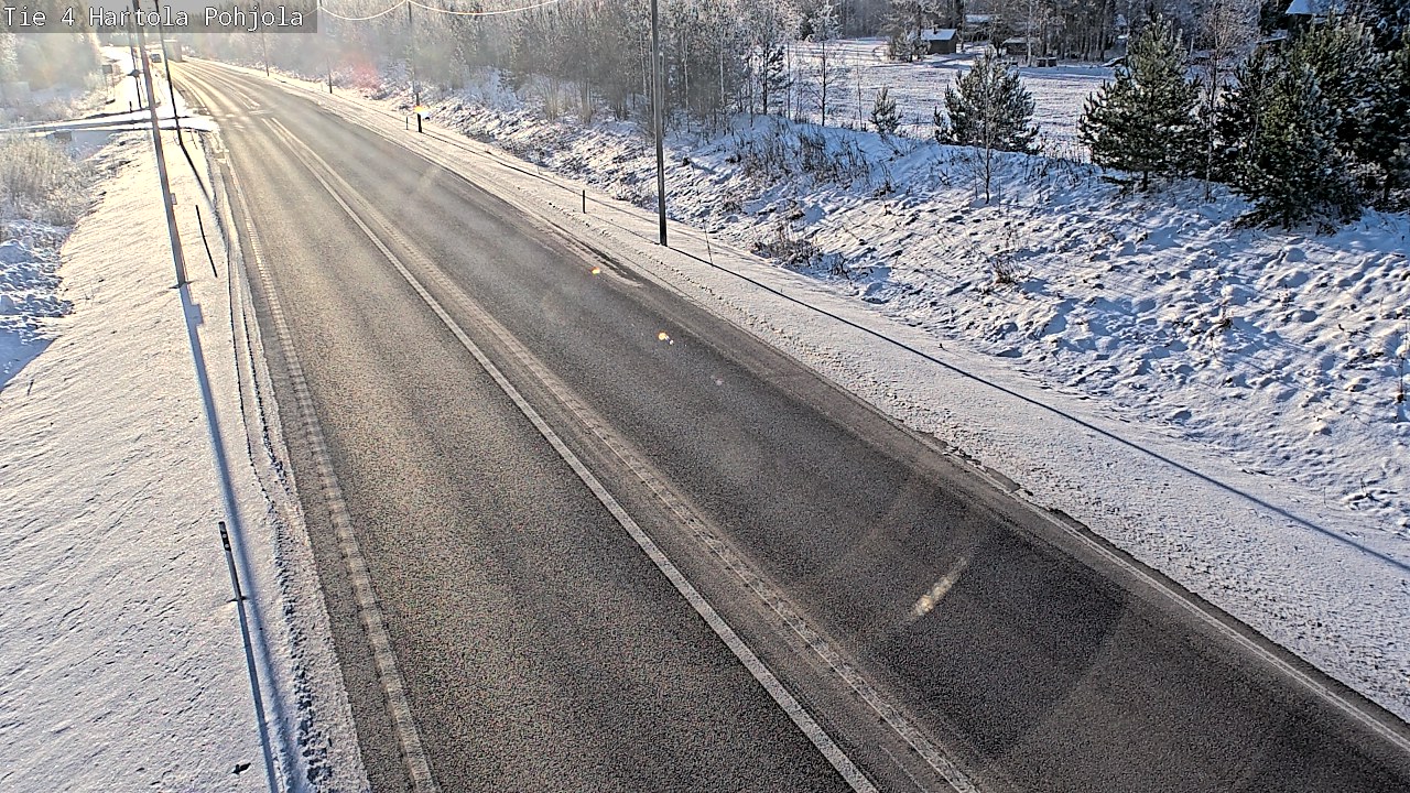 Weather Camera Image Road 4 Hartola, Pohjola, Hartola, Päijät-Häme