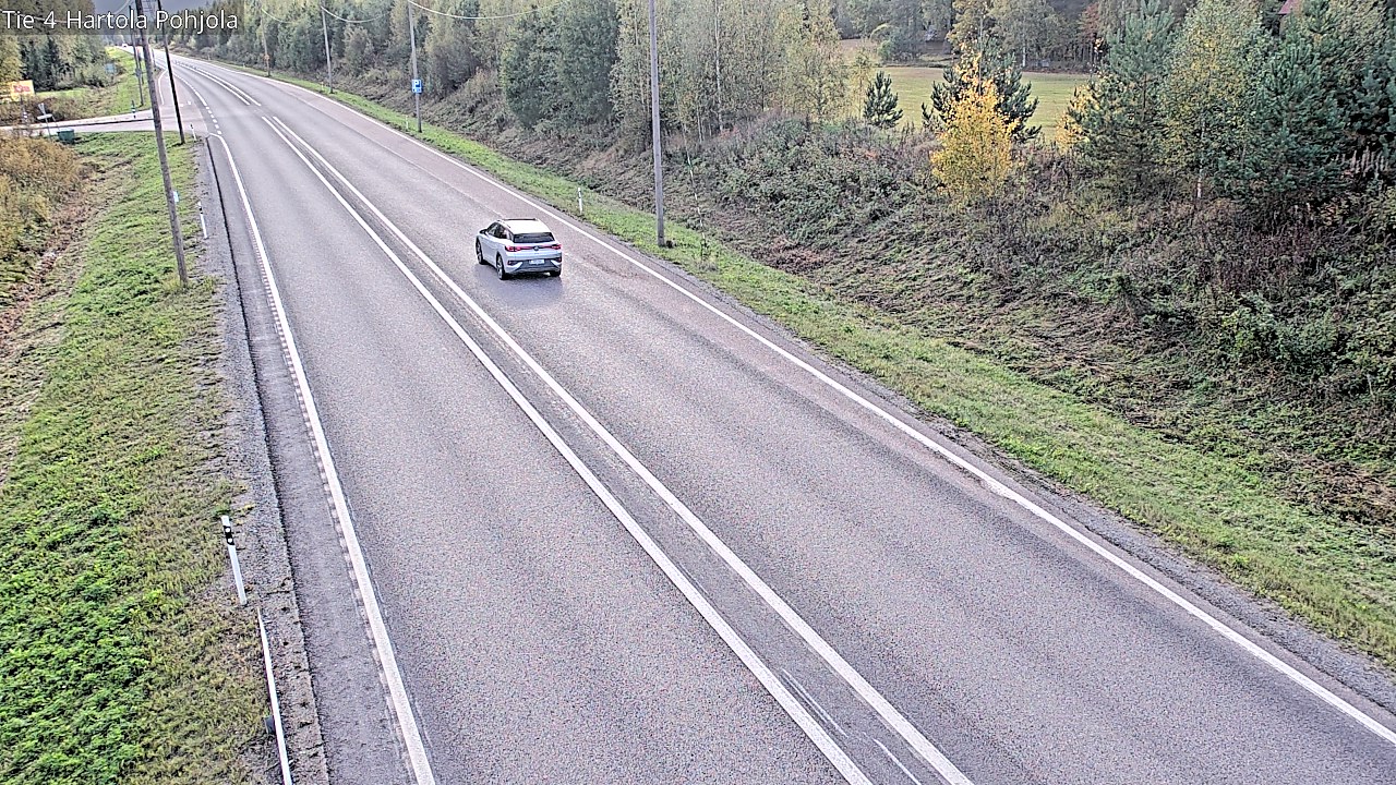 Weather Camera Image Road 4 Hartola, Pohjola, Hartola, Päijät-Häme