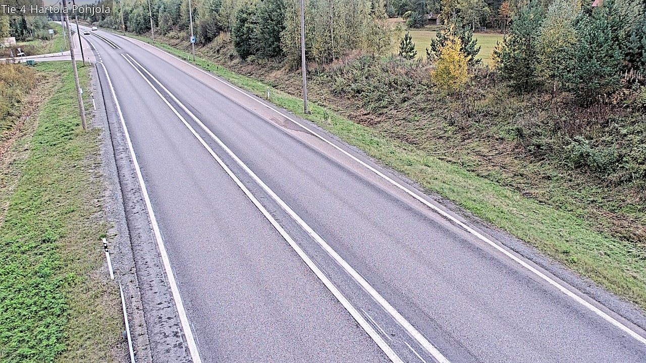 Weather Camera Image Road 4 Hartola, Pohjola, Hartola, Päijät-Häme
