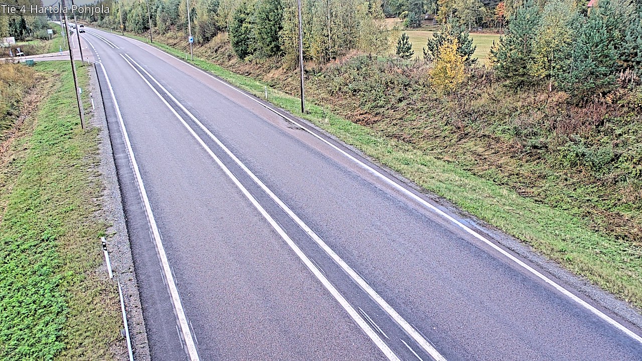 Weather Camera Image Road 4 Hartola, Pohjola, Hartola, Päijät-Häme