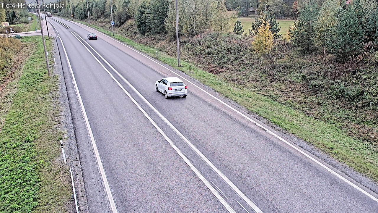Weather Camera Image Road 4 Hartola, Pohjola, Hartola, Päijät-Häme