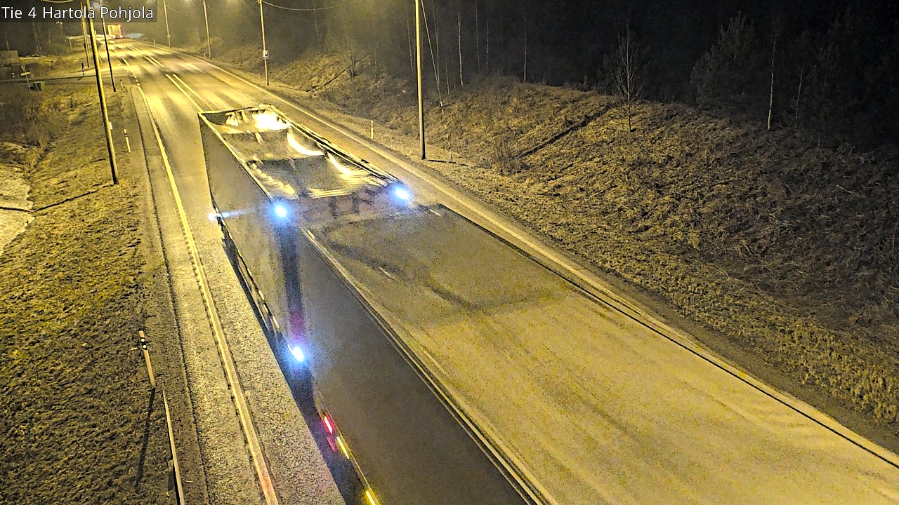 Weather Camera Image Road 4 Hartola, Pohjola, Hartola, Päijät-Häme