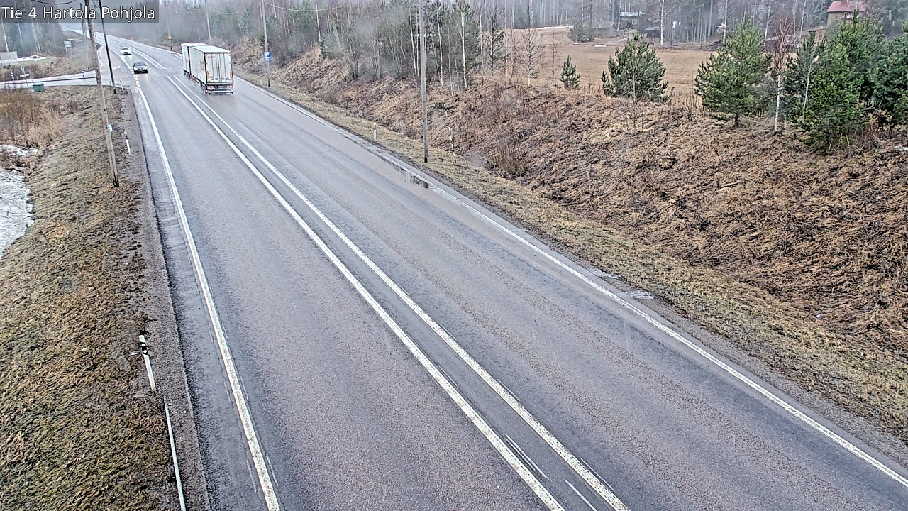 Weather Camera Image Road 4 Hartola, Pohjola, Hartola, Päijät-Häme