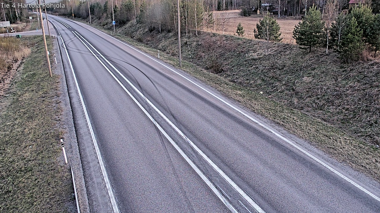 Weather Camera Image Road 4 Hartola, Pohjola, Hartola, Päijät-Häme