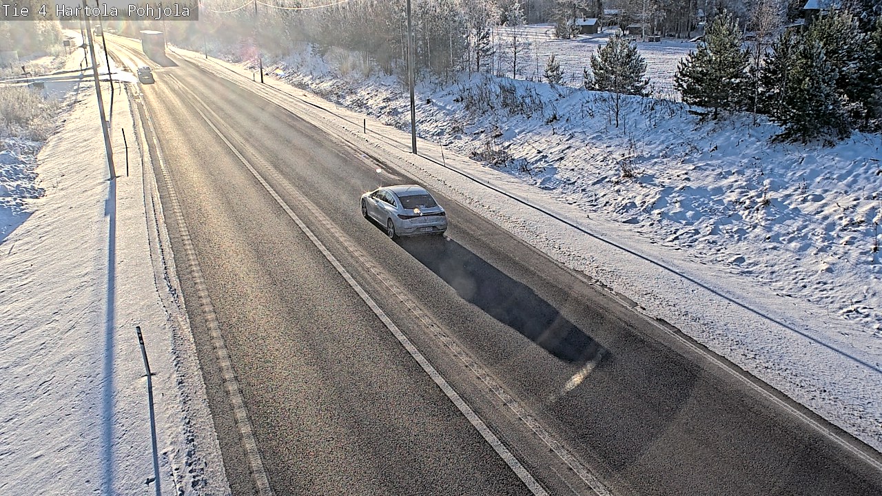 Weather Camera Image Road 4 Hartola, Pohjola, Hartola, Päijät-Häme