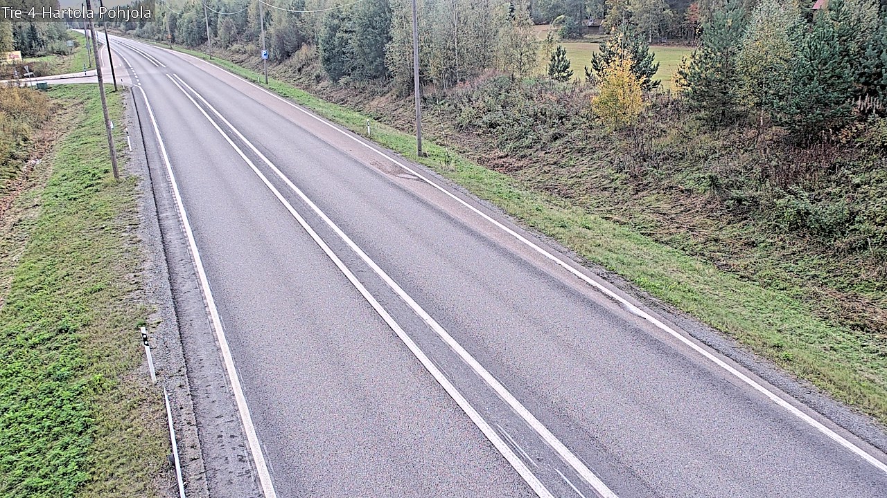 Weather Camera Image Road 4 Hartola, Pohjola, Hartola, Päijät-Häme