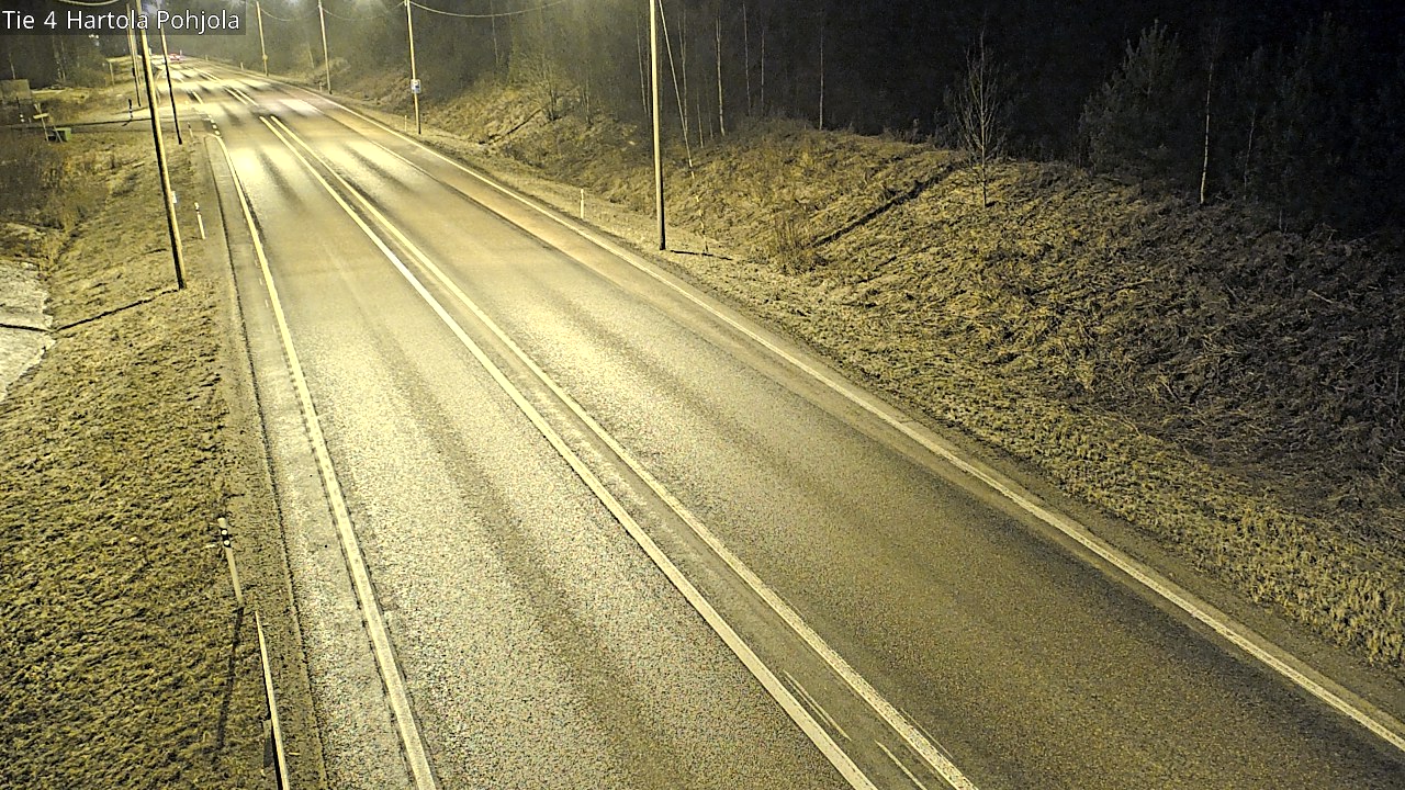 Weather Camera Image Road 4 Hartola, Pohjola, Hartola, Päijät-Häme