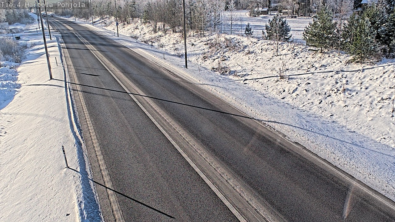 Weather Camera Image Road 4 Hartola, Pohjola, Hartola, Päijät-Häme
