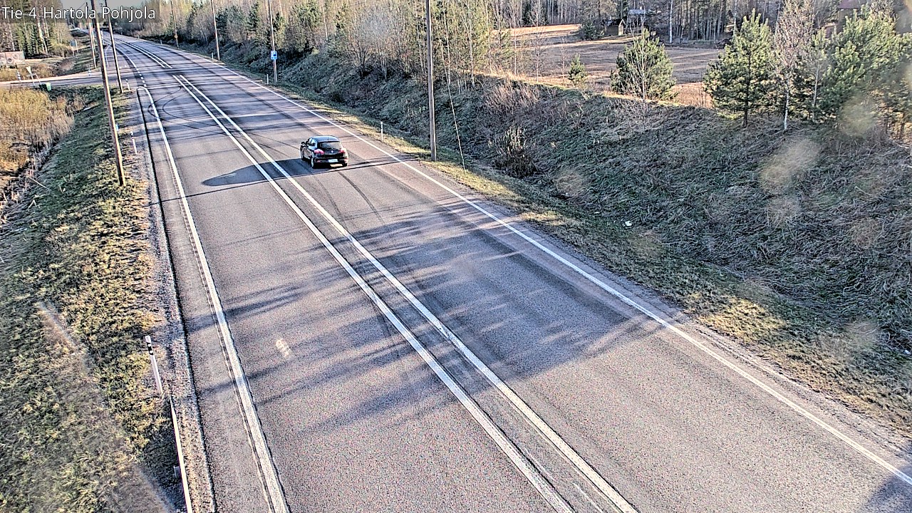 Weather Camera Image Road 4 Hartola, Pohjola, Hartola, Päijät-Häme
