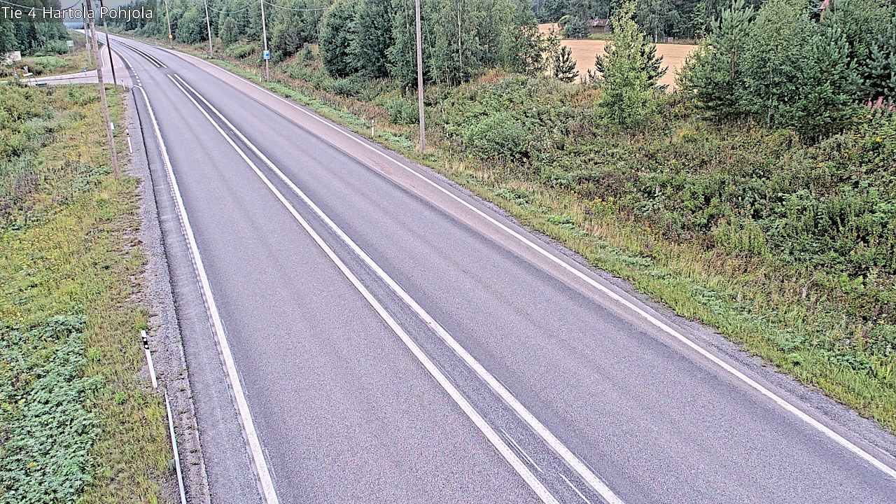 Weather Camera Image Road 4 Hartola, Pohjola, Hartola, Päijät-Häme