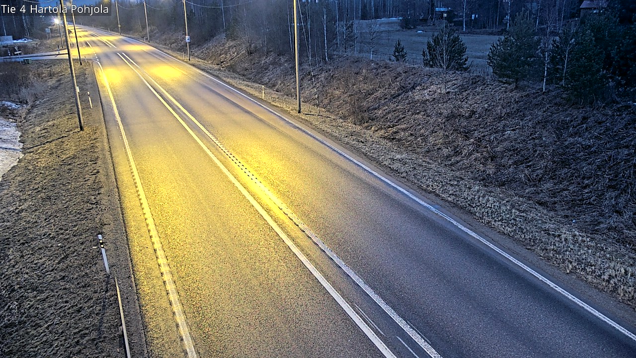 Weather Camera Image Väg 4 Hartola, Pohjola, Hartola, Päijät-Häme
