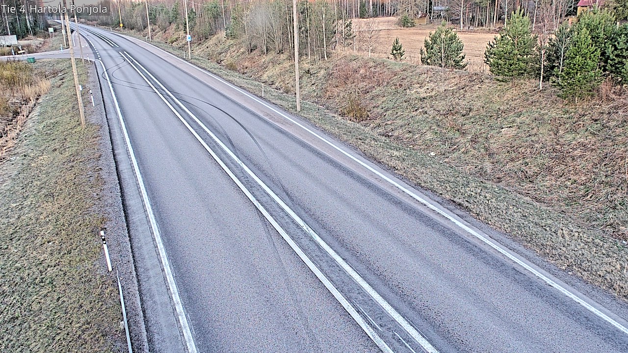 Weather Camera Image Road 4 Hartola, Pohjola, Hartola, Päijät-Häme