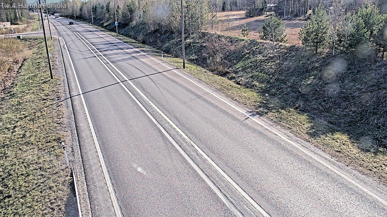 Weather Camera Image Road 4 Hartola, Pohjola, Hartola, Päijät-Häme