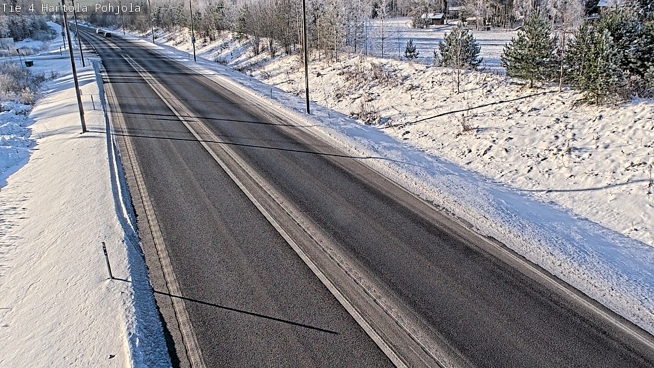 Weather Camera Image Road 4 Hartola, Pohjola, Hartola, Päijät-Häme
