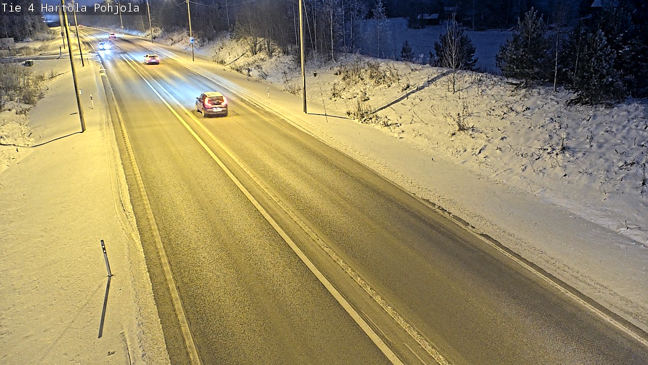 Weather Camera Image Road 4 Hartola, Pohjola, Hartola, Päijät-Häme