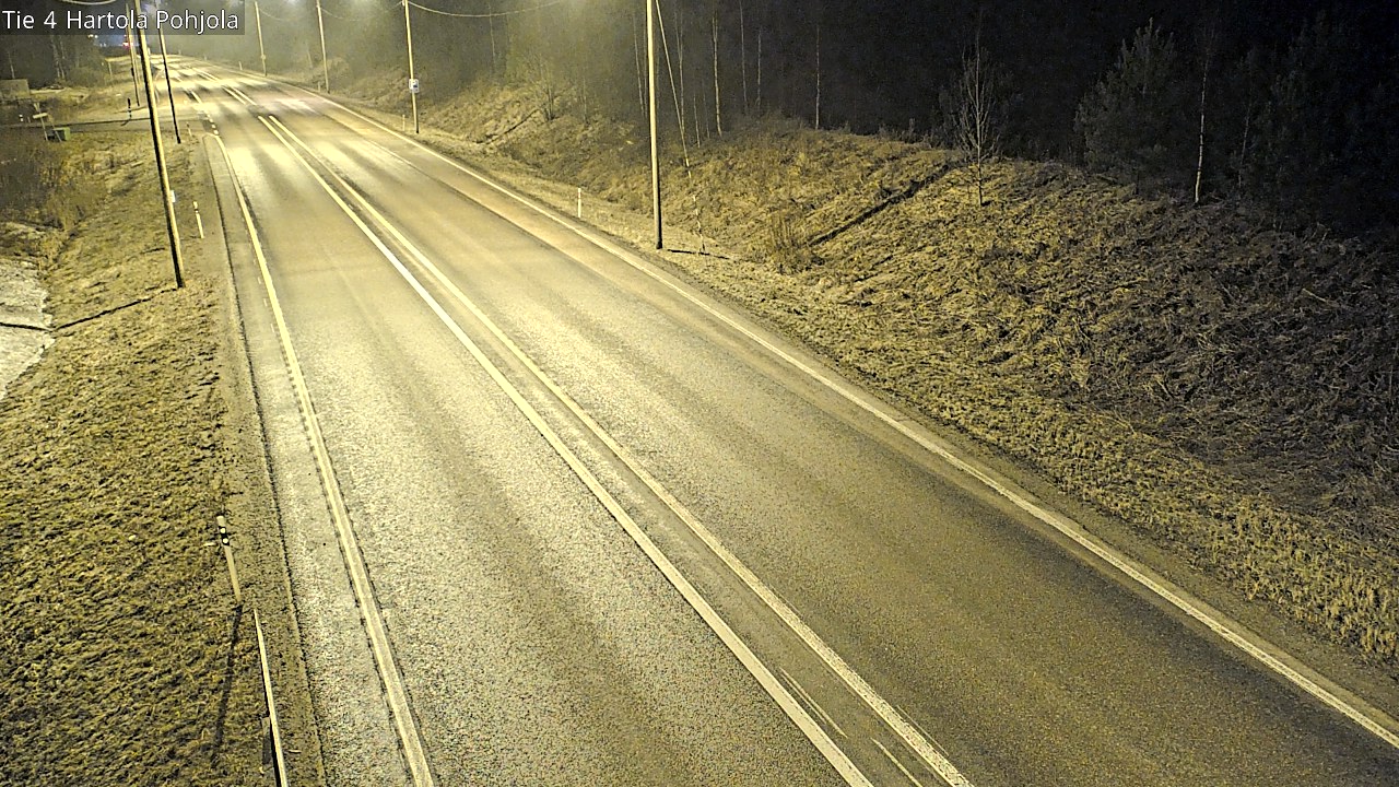Weather Camera Image Road 4 Hartola, Pohjola, Hartola, Päijät-Häme