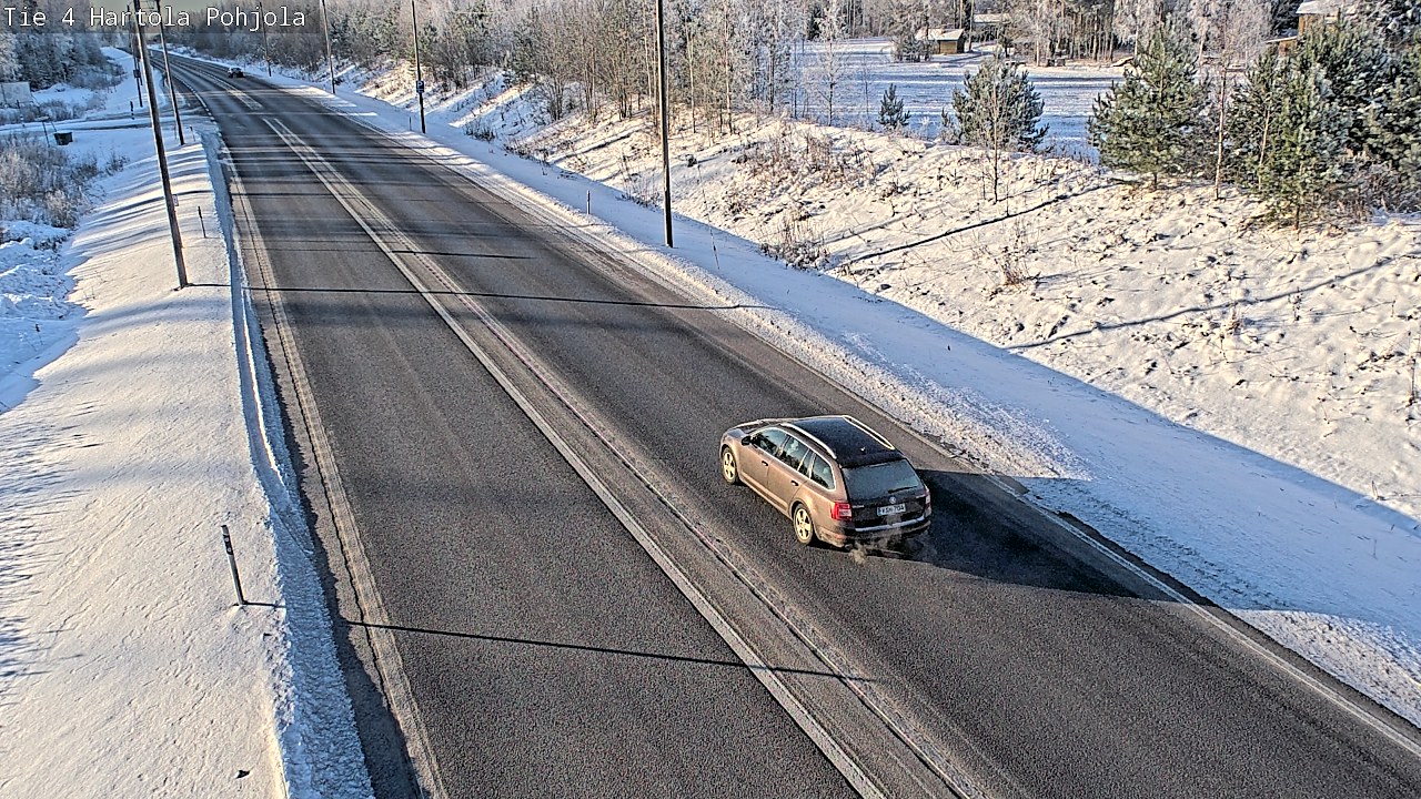 Weather Camera Image Road 4 Hartola, Pohjola, Hartola, Päijät-Häme