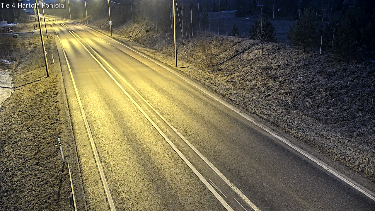 Weather Camera Image Road 4 Hartola, Pohjola, Hartola, Päijät-Häme
