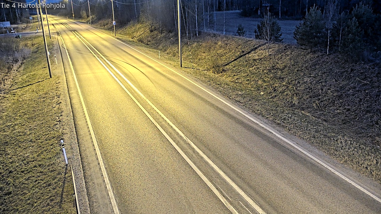 Weather Camera Image Road 4 Hartola, Pohjola, Hartola, Päijät-Häme