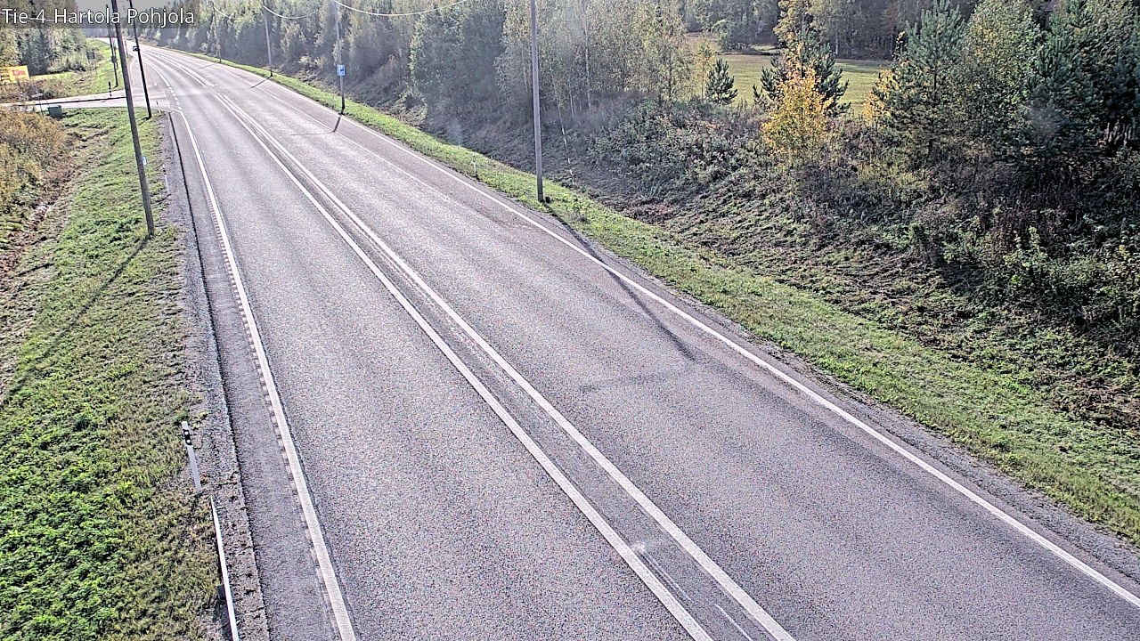 Weather Camera Image Road 4 Hartola, Pohjola, Hartola, Päijät-Häme