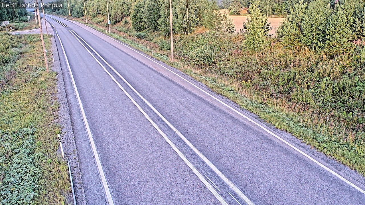 Weather Camera Image Road 4 Hartola, Pohjola, Hartola, Päijät-Häme