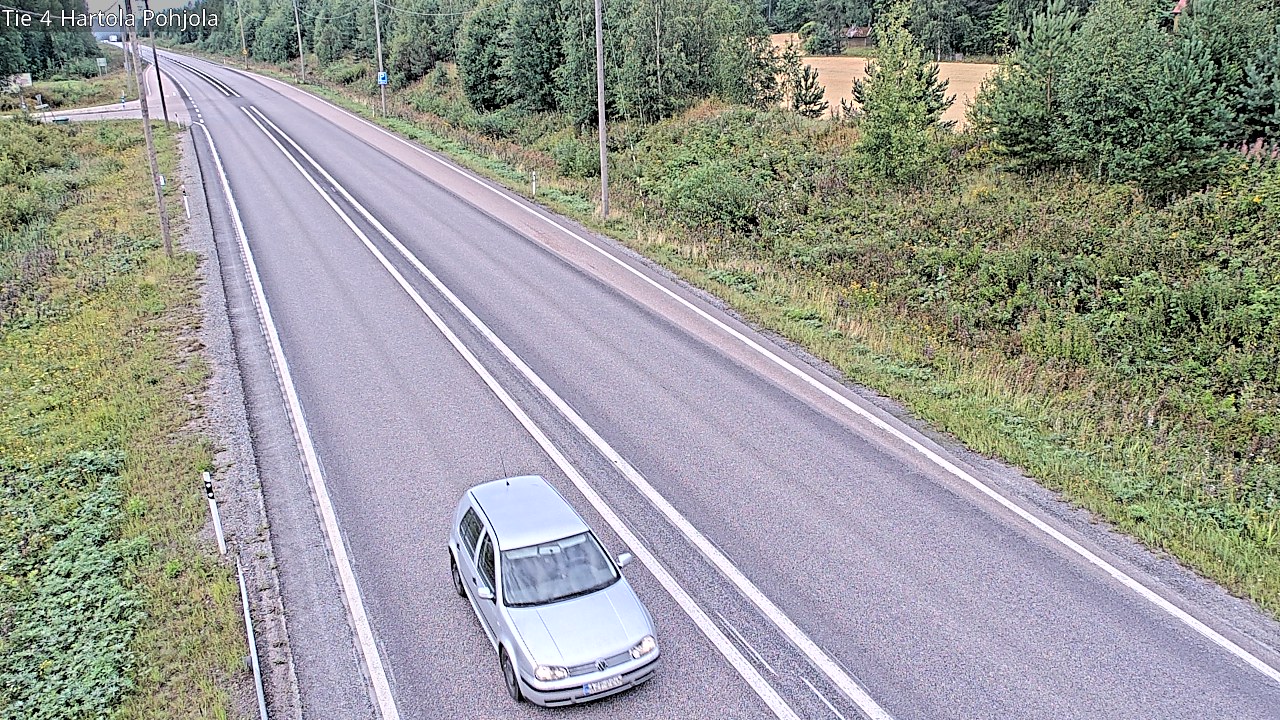 Weather Camera Image Road 4 Hartola, Pohjola, Hartola, Päijät-Häme