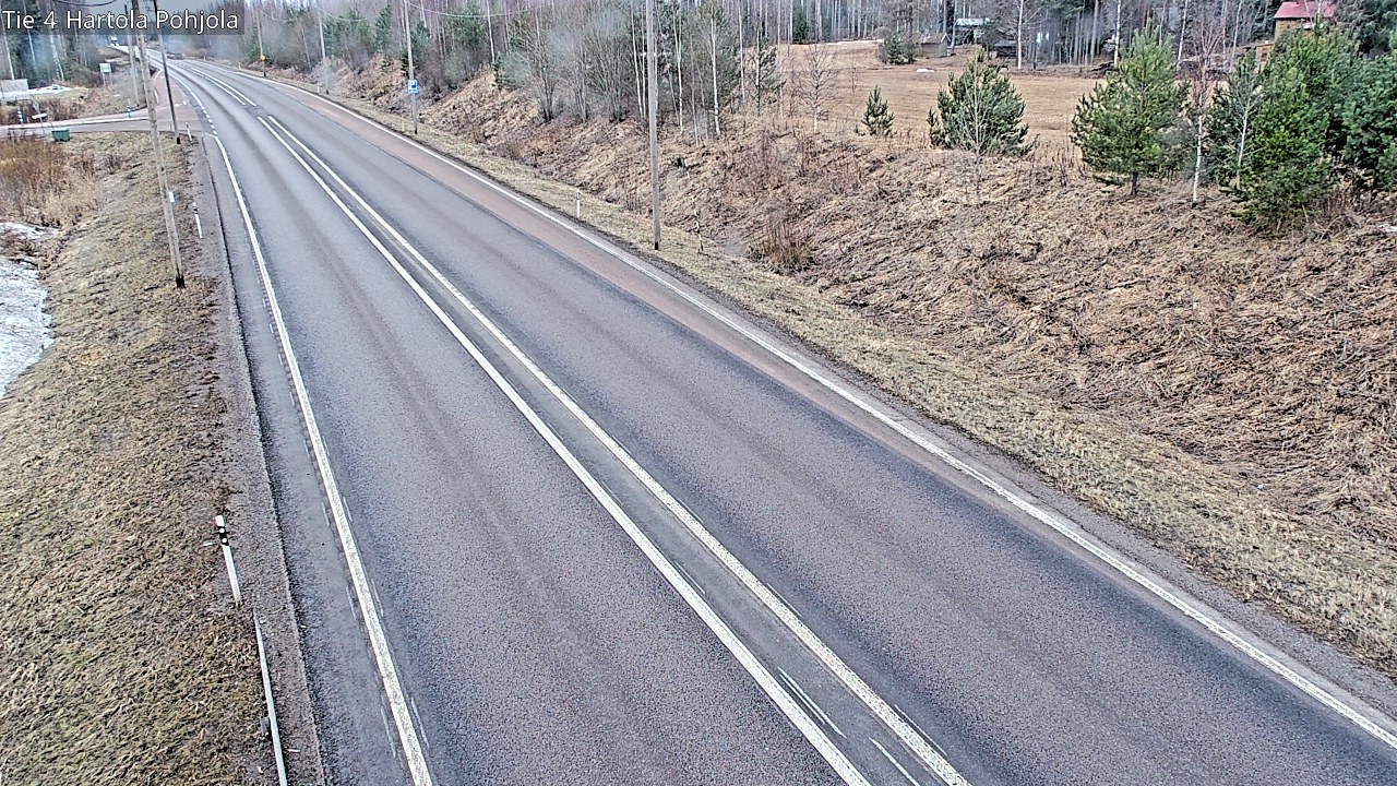 Weather Camera Image Road 4 Hartola, Pohjola, Hartola, Päijät-Häme