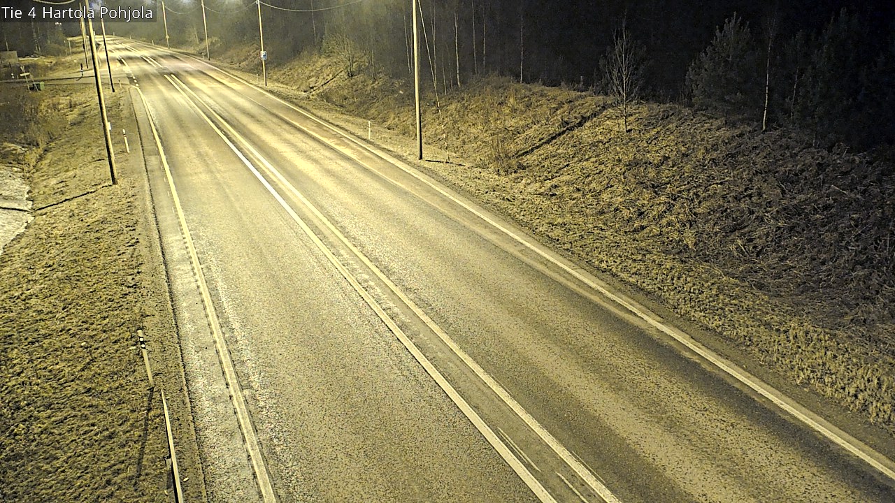 Weather Camera Image Road 4 Hartola, Pohjola, Hartola, Päijät-Häme
