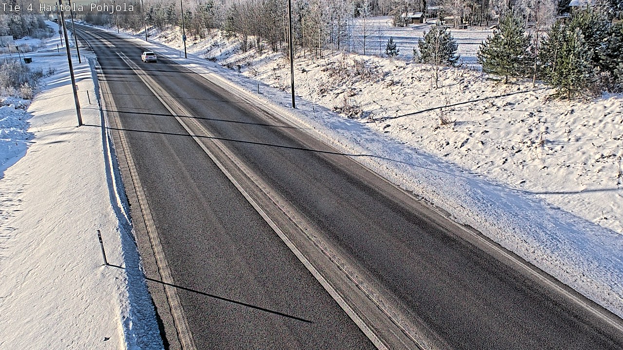 Weather Camera Image Road 4 Hartola, Pohjola, Hartola, Päijät-Häme