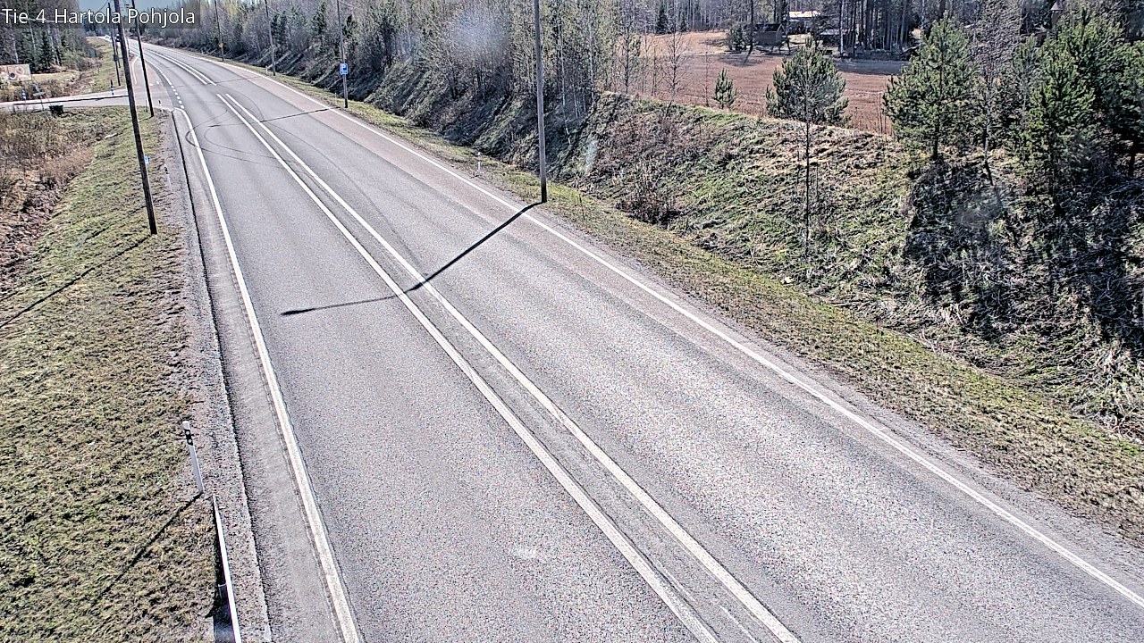 Weather Camera Image Road 4 Hartola, Pohjola, Hartola, Päijät-Häme