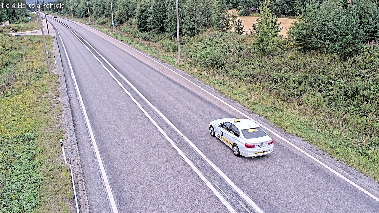 Weather Camera Image Road 4 Hartola, Pohjola, Hartola, Päijät-Häme