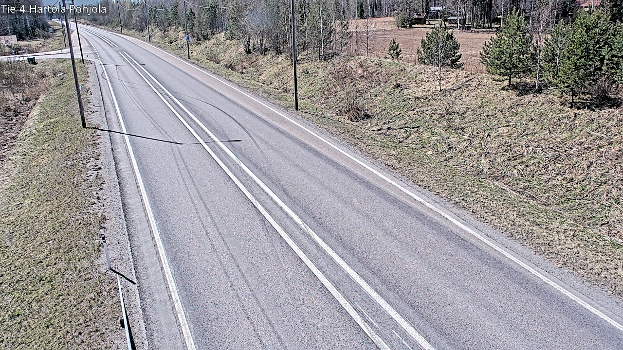 Weather Camera Image Road 4 Hartola, Pohjola, Hartola, Päijät-Häme