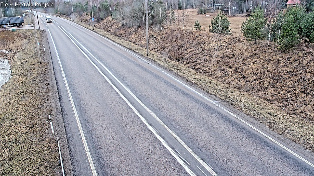Weather Camera Image Road 4 Hartola, Pohjola, Hartola, Päijät-Häme