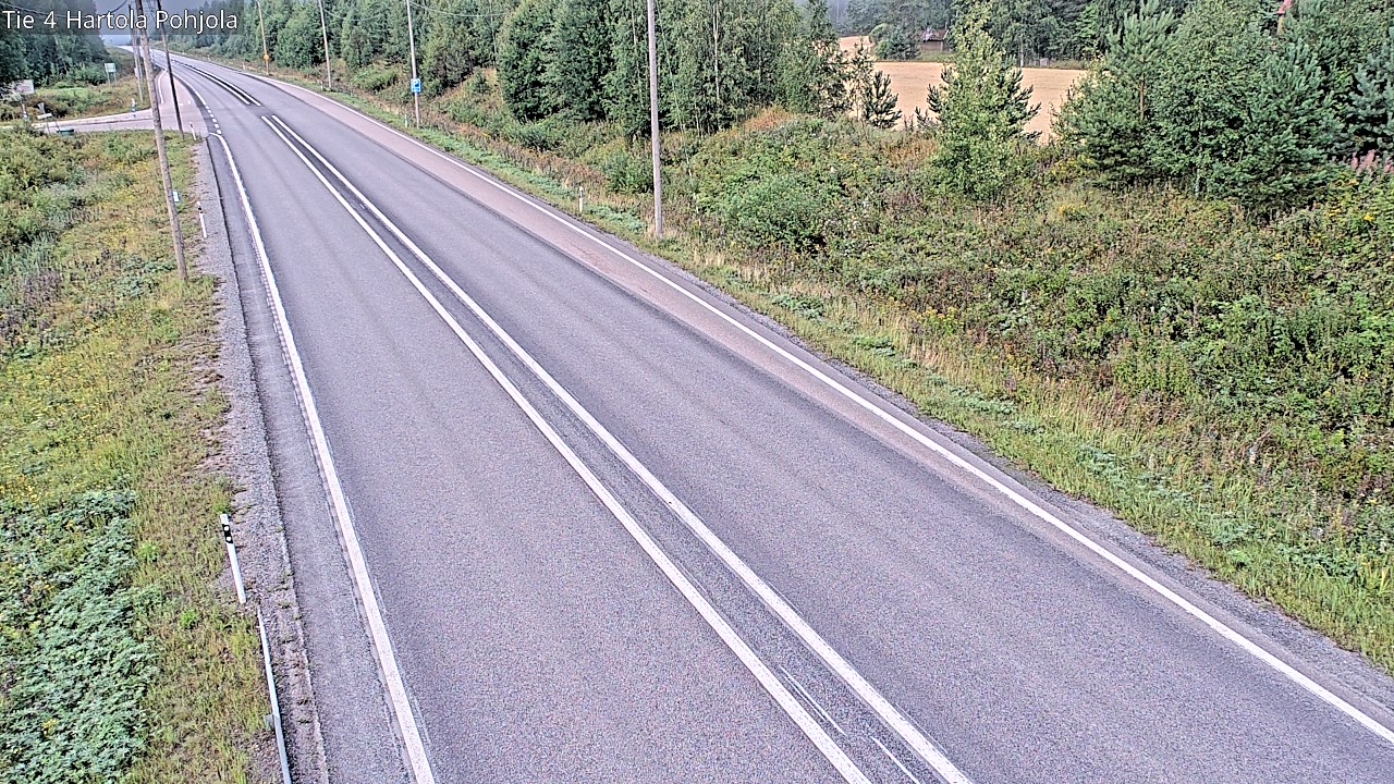 Weather Camera Image Väg 4 Hartola, Pohjola, Hartola, Päijät-Häme