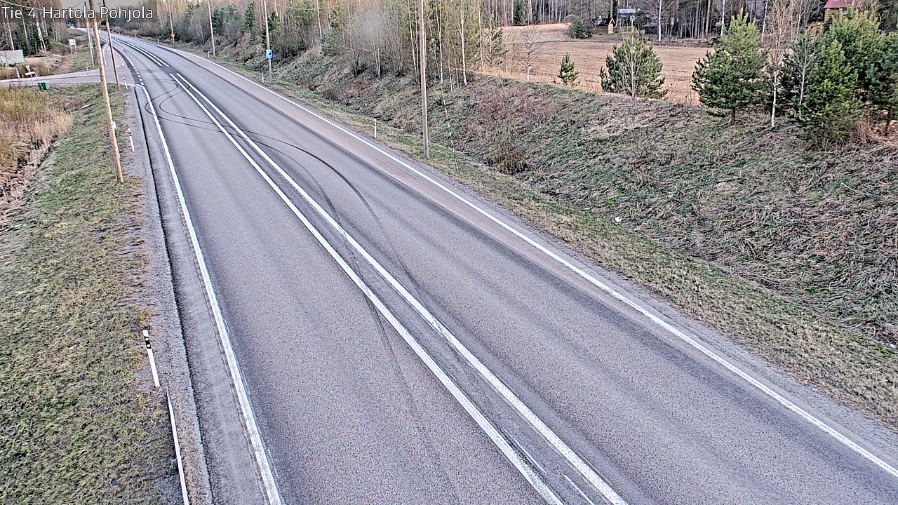 Weather Camera Image Road 4 Hartola, Pohjola, Hartola, Päijät-Häme