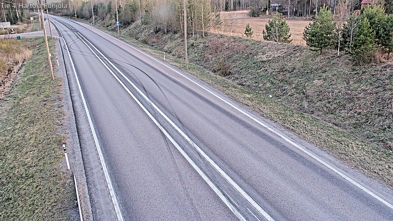 Weather Camera Image Road 4 Hartola, Pohjola, Hartola, Päijät-Häme