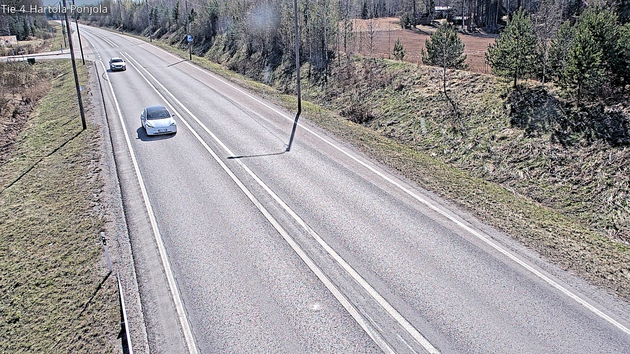 Weather Camera Image Road 4 Hartola, Pohjola, Hartola, Päijät-Häme