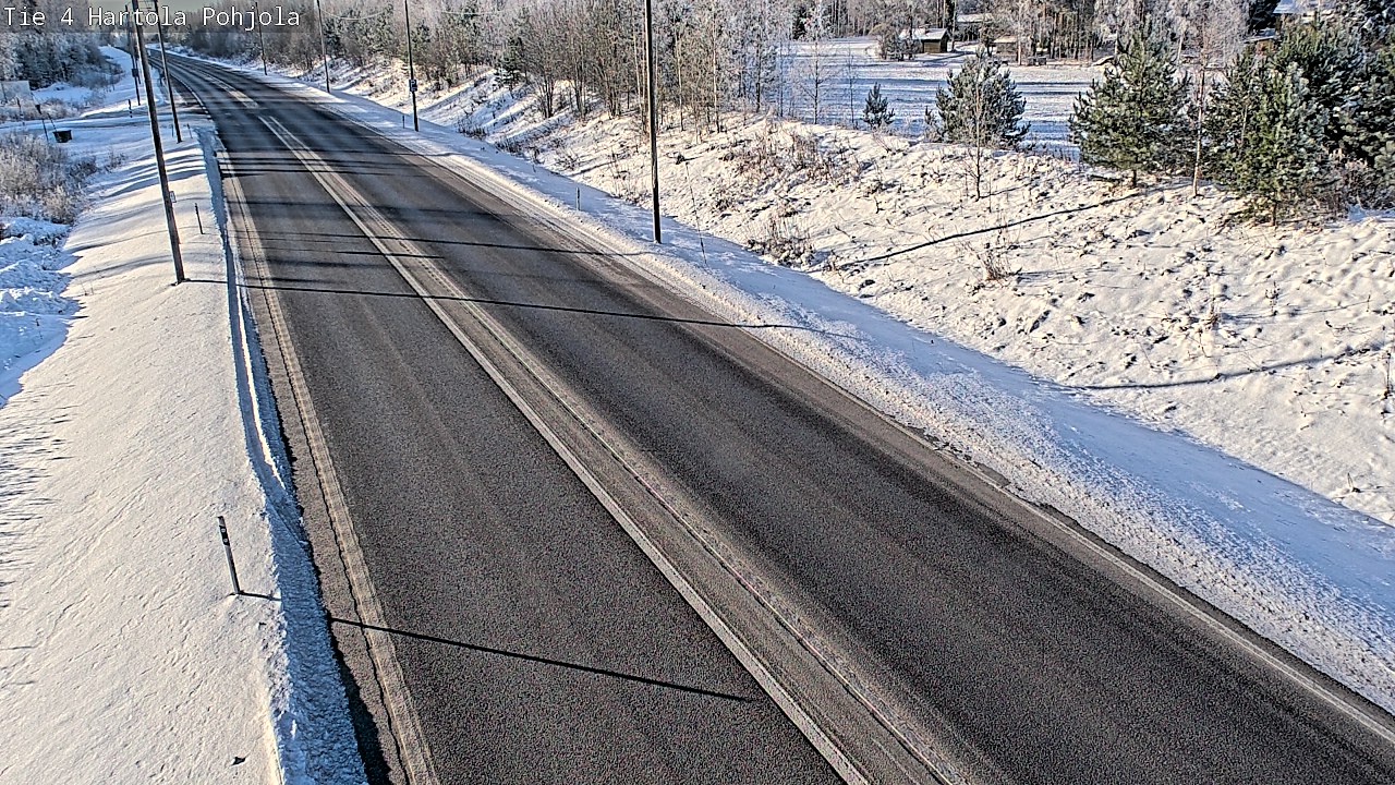 Weather Camera Image Road 4 Hartola, Pohjola, Hartola, Päijät-Häme