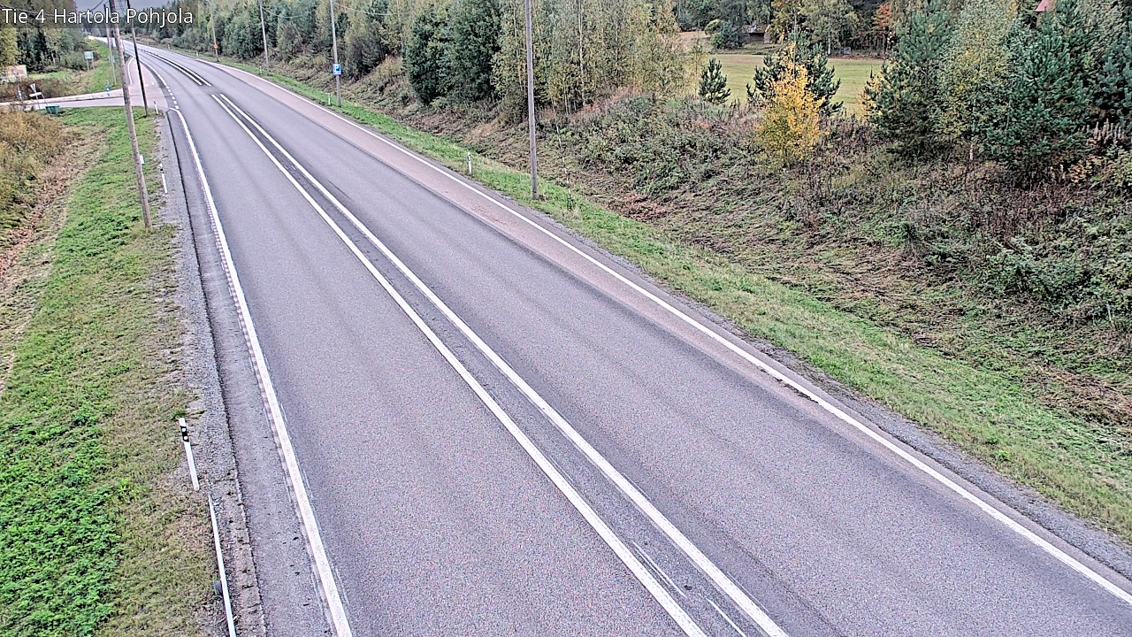 Weather Camera Image Road 4 Hartola, Pohjola, Hartola, Päijät-Häme