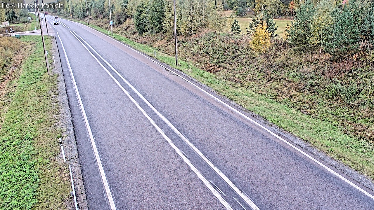 Weather Camera Image Road 4 Hartola, Pohjola, Hartola, Päijät-Häme