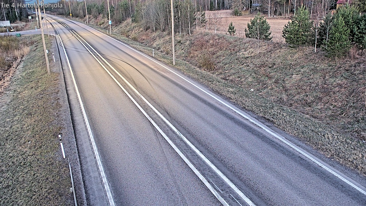 Weather Camera Image Road 4 Hartola, Pohjola, Hartola, Päijät-Häme
