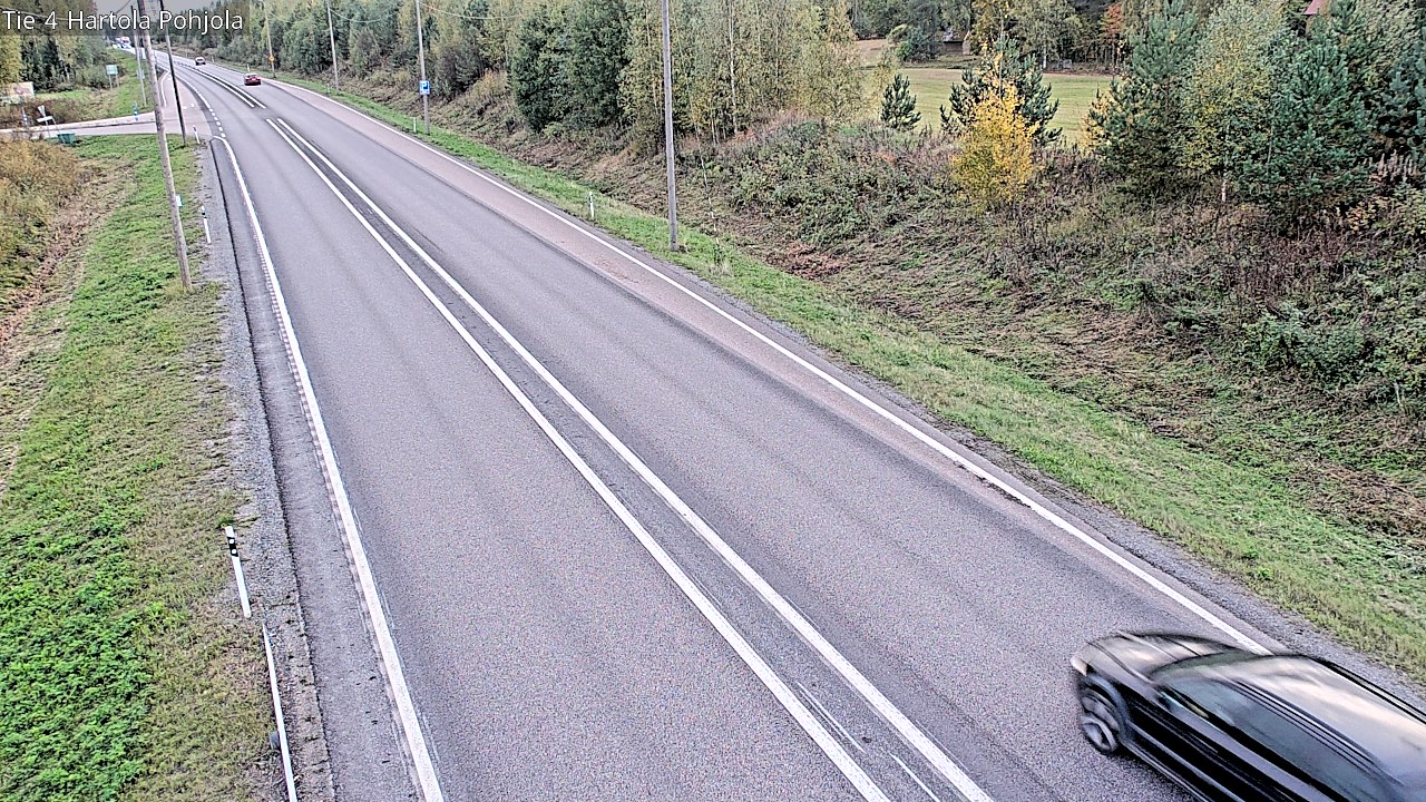 Weather Camera Image Road 4 Hartola, Pohjola, Hartola, Päijät-Häme