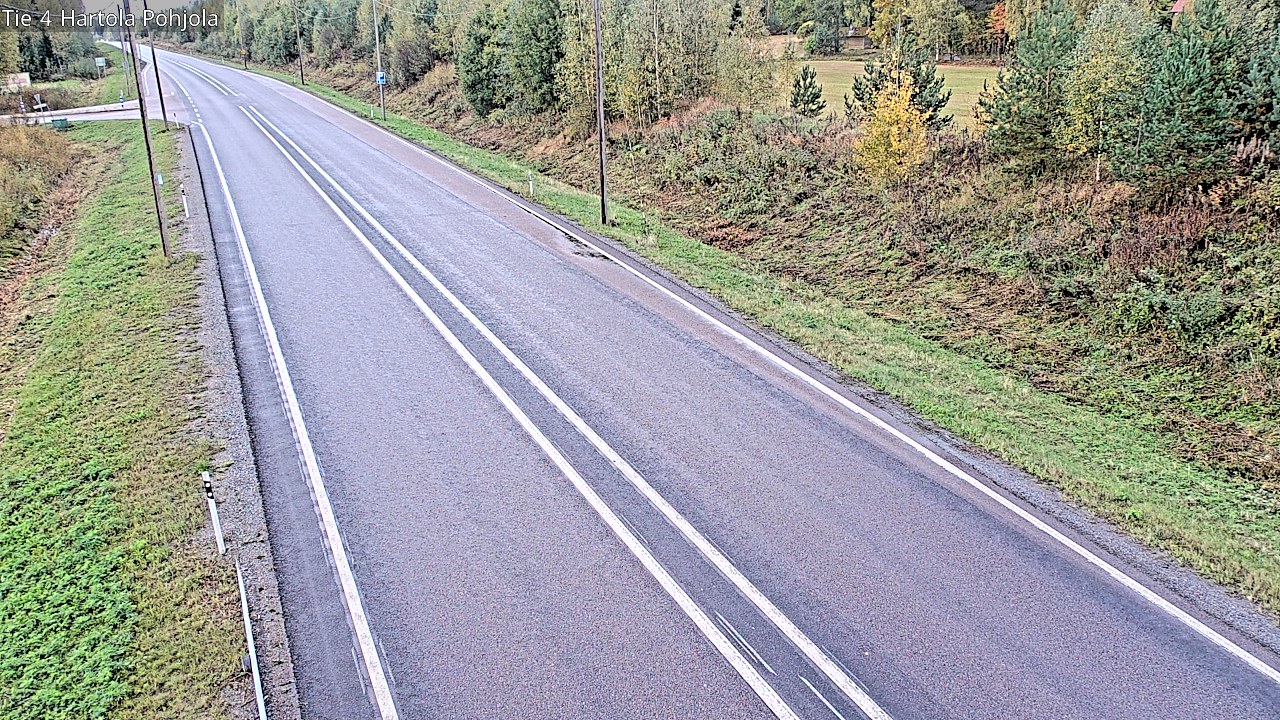 Weather Camera Image Road 4 Hartola, Pohjola, Hartola, Päijät-Häme