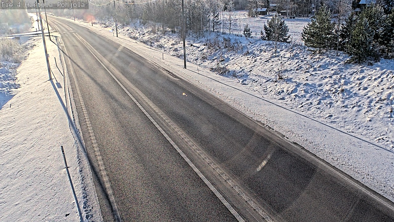Weather Camera Image Road 4 Hartola, Pohjola, Hartola, Päijät-Häme