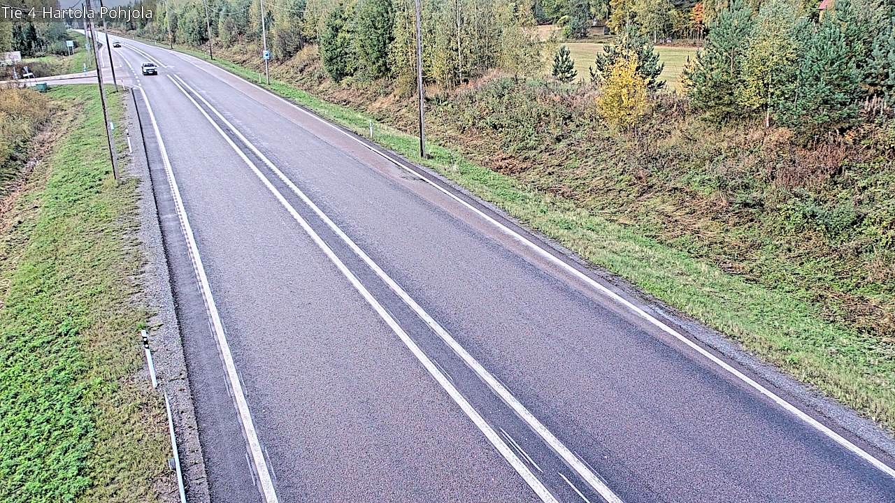 Weather Camera Image Road 4 Hartola, Pohjola, Hartola, Päijät-Häme