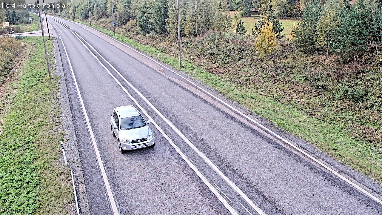 Weather Camera Image Road 4 Hartola, Pohjola, Hartola, Päijät-Häme