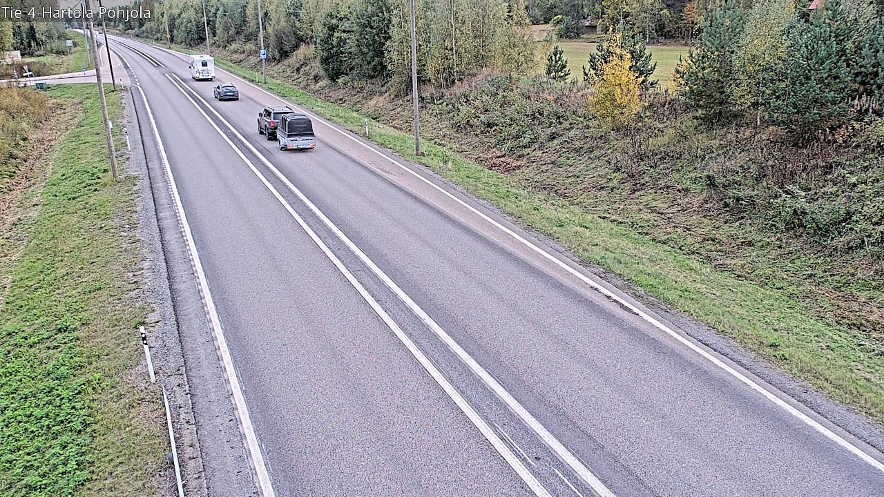 Weather Camera Image Road 4 Hartola, Pohjola, Hartola, Päijät-Häme