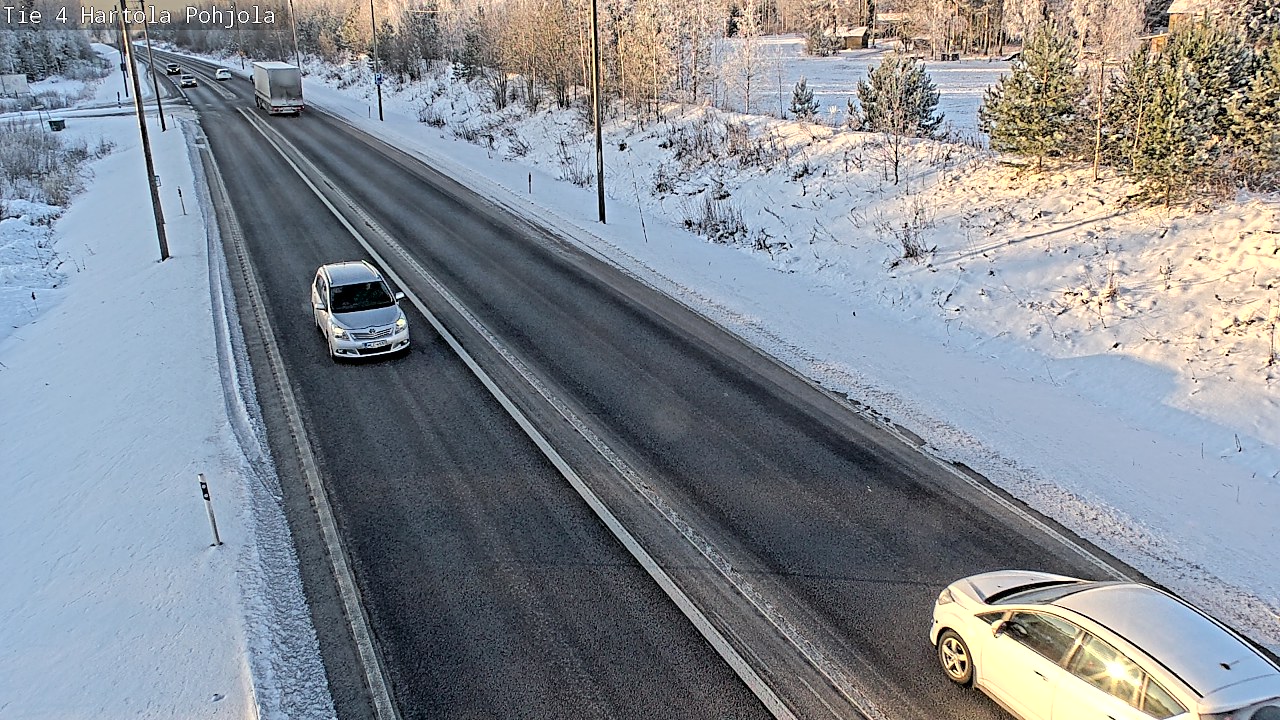 Weather Camera Image Road 4 Hartola, Pohjola, Hartola, Päijät-Häme
