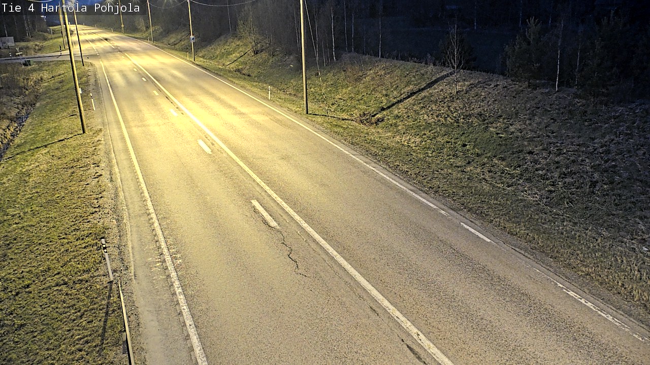 Weather Camera Image Road 4 Hartola, Pohjola, Hartola, Päijät-Häme