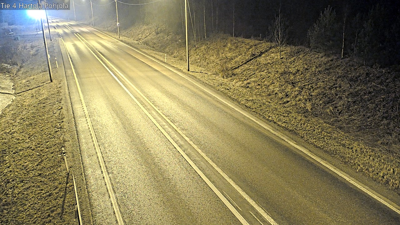 Weather Camera Image Road 4 Hartola, Pohjola, Hartola, Päijät-Häme
